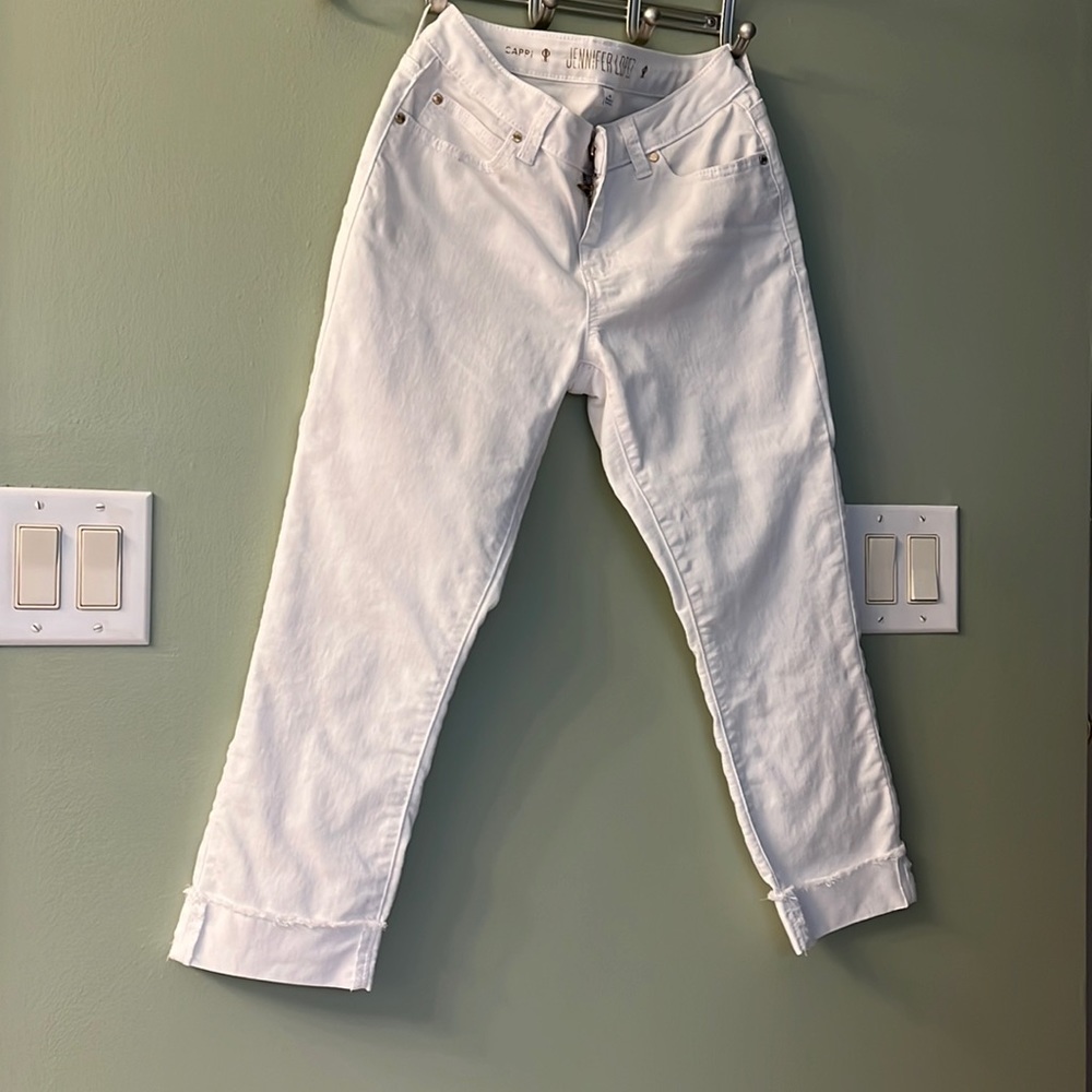 Capri white jeans